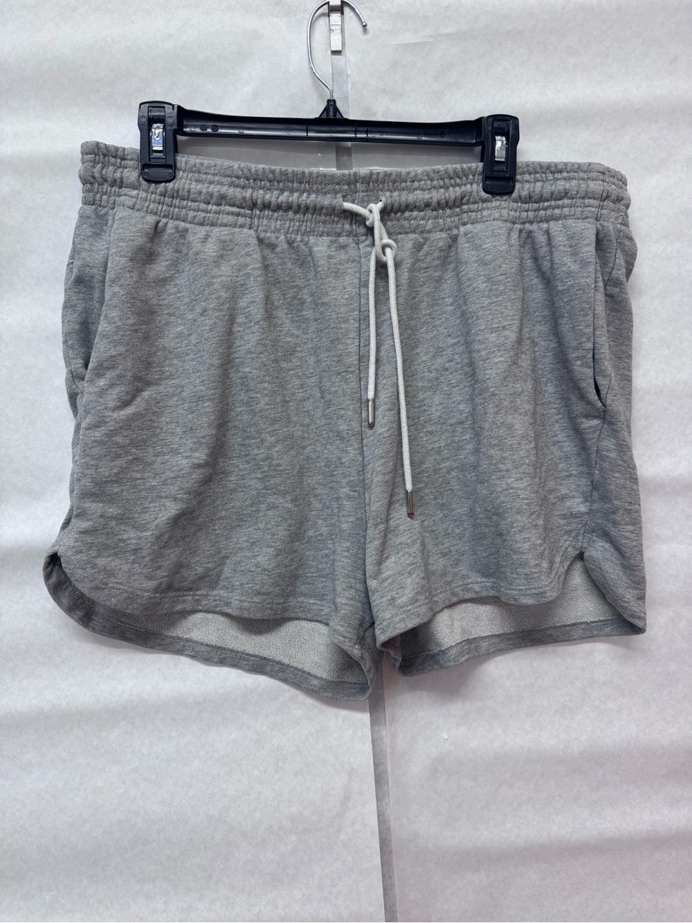 Gray Lounge Shorts Size XL | Drawstring Casual Active Shorts - Picture 2 of 8